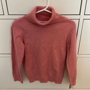 NWT girls 5T rose colored turtle neck sweater